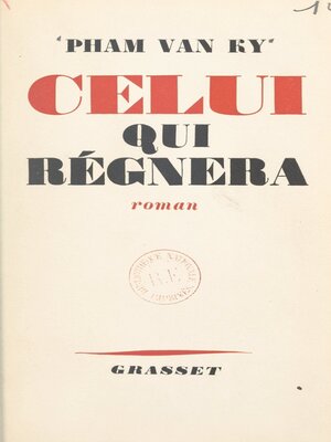 cover image of Celui qui régnera